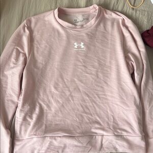 Under Armour Women's Light Pink Crew Neck Sweater